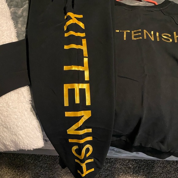 Kittenish black jogger set - Picture 5 of 5